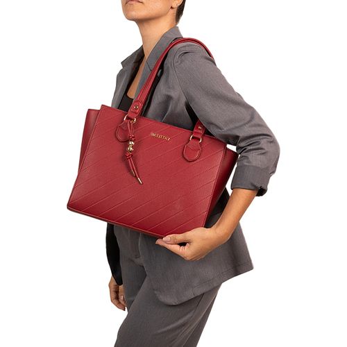 Bolsa Feminina Rafitthy Tote Média Vermelha