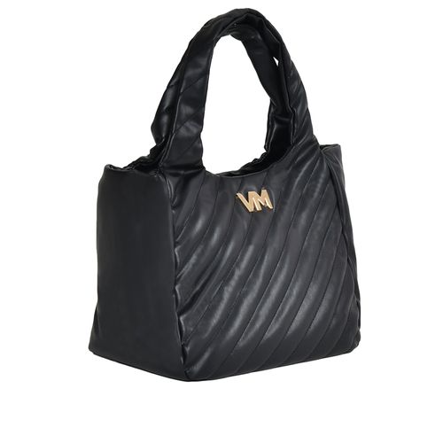 Bolsa Feminina Via Marte Shopping Bag Grande Preto