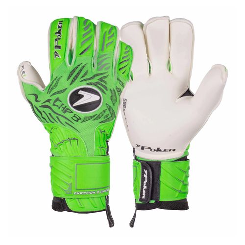 Luva de Goleiro Poker Champion 8 Extended Profissional Verde