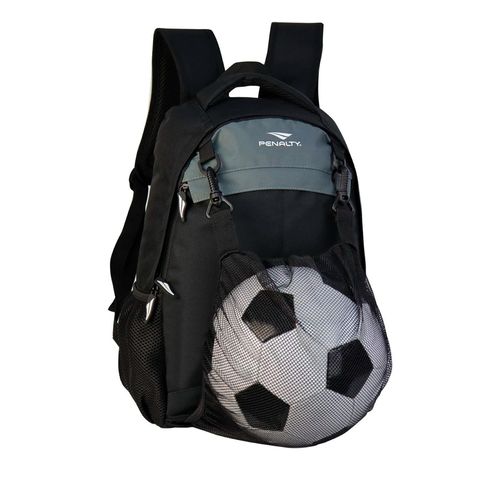 Mochila Unissex Penalty 12 Porta Bola Preto/cinza