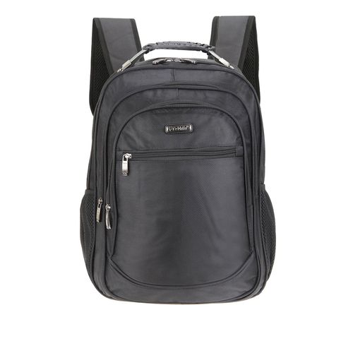 Mochila Unissex Tonin Porta Notebook com Cabo de Aço Preto