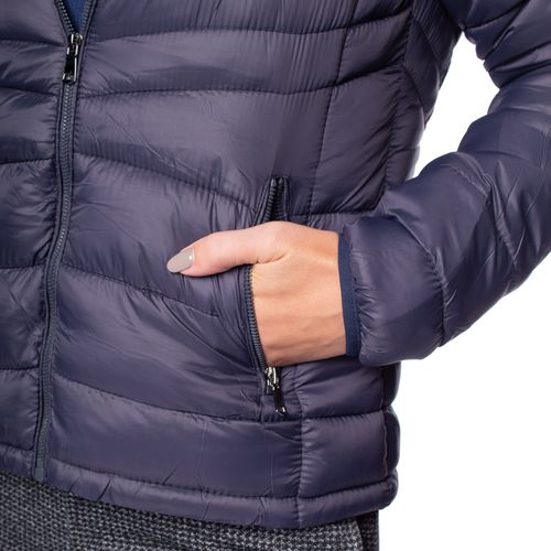 Jaqueta Puffer Feminina Facinelli com Capuz Marinho