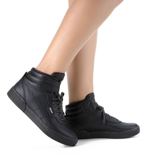 Tênis Feminino Kolosh de Cano Alto Preto