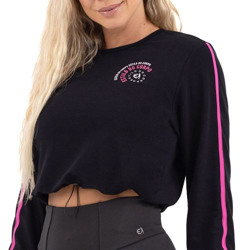 Blusa Feminina Estilo do Corpo Athenas Light Preto