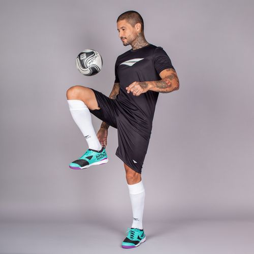 Chuteira Futsal Penalty Max 1000 Ecoknit Verde/preto