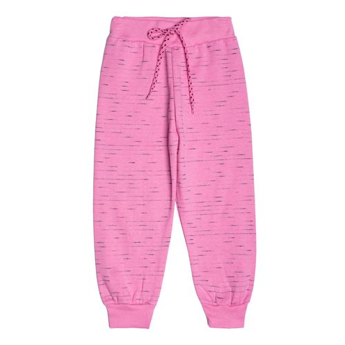 Calça de Moletom Infantil Pitiska Mesclada Rosa