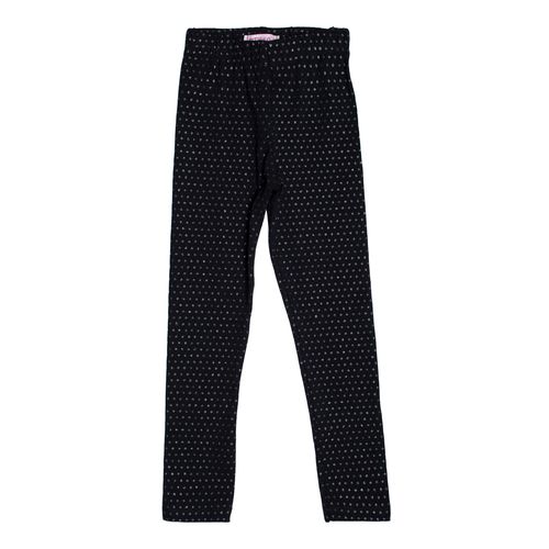 Calça Legging Infantil Pitiska com Glitter Preto