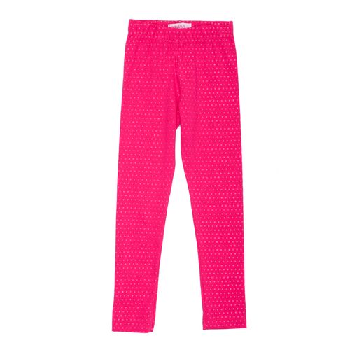 Calça Legging Infantil Pitiska com Glitter Pink