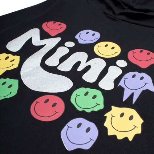 Blusa Infantil Pitiska Manga Longa Mimi Preta