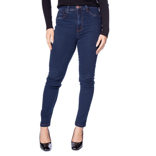 Calça Jeans Feminina Sawary Push Up Azul Escuro