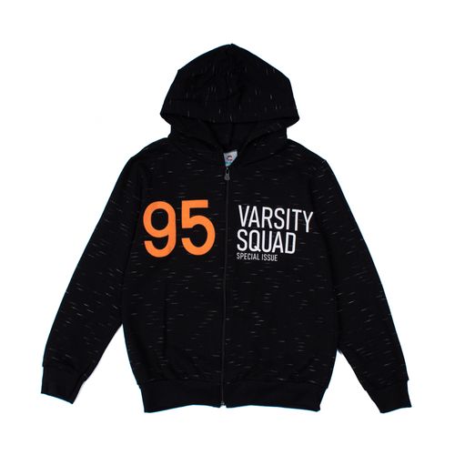 Casaco de Moletom Juvenil Pitiska Varsity Preto