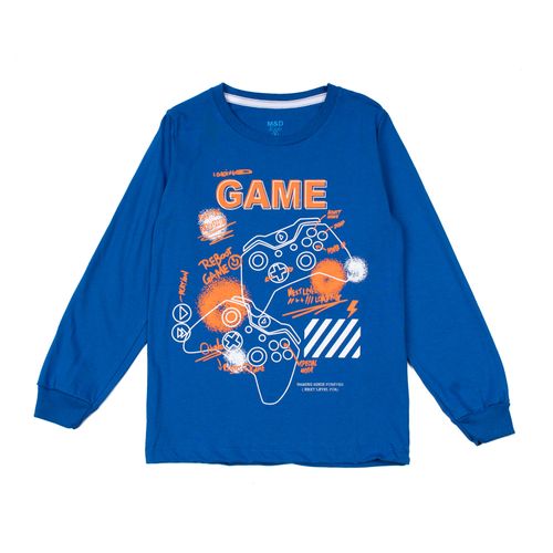 Camiseta Infantil Pitiska Game Azul