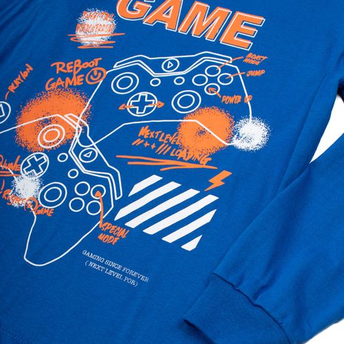Camiseta Infantil Pitiska Game Azul