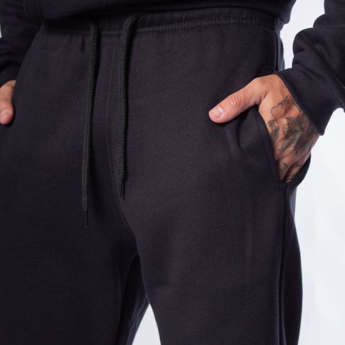 Calça Masculina em Moletom Over Surf Jogger Preto