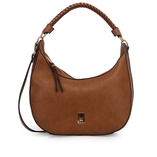 Bolsa Feminina WJ Baguete Grande Caramelo