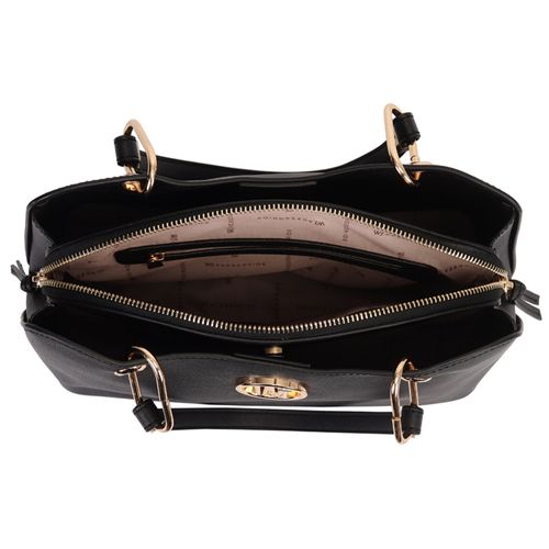 Bolsa Feminina WJ Tiracolo Média Preta