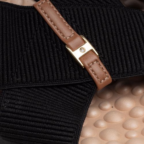 Tamanco Feminino Modare com Tiras Elásticas Preto