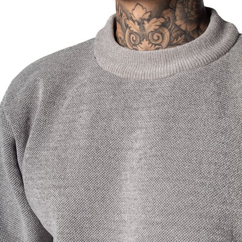 Blusão Masculino Facinelli Peluciado Cinza Claro