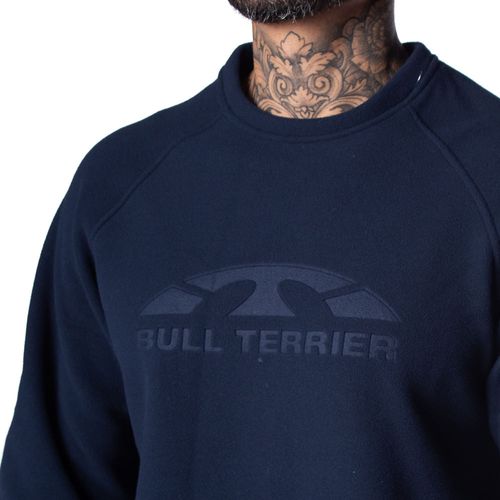 Blusão Masculino Bull Terrier Raglan Marinho