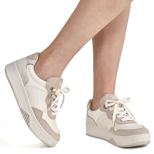 Tênis Feminino Via Marte Napa Nude/Bege