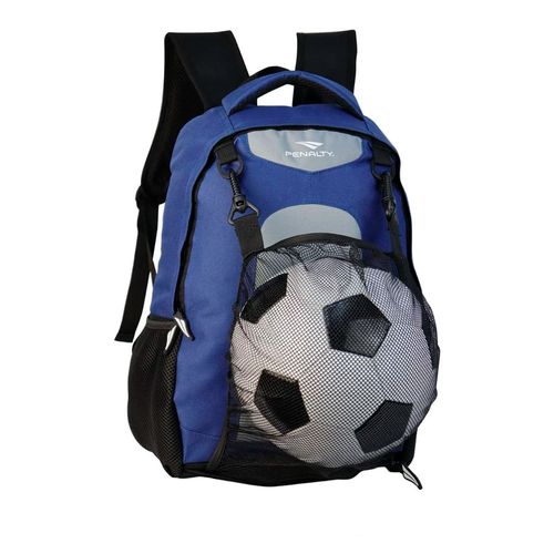 Mochila Unissex Penalty 15 Porta Bola Azul/preto