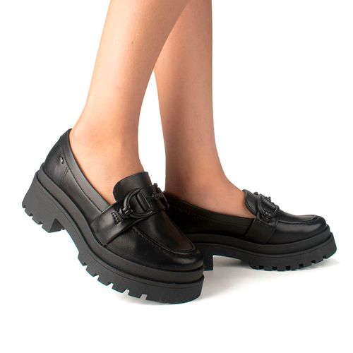 Mocassim Feminino Dakota Tratorado Preto