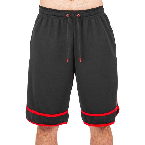 Bermuda Masculina Poker Basquete Draco Preto/vermelho