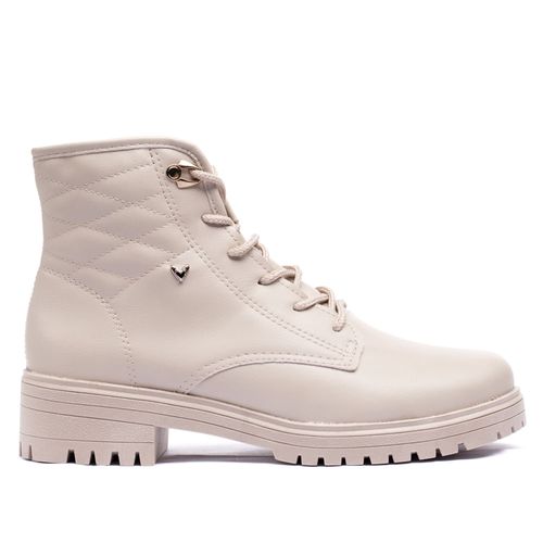 Coturno Feminino Mississipi Com Detalhe Matelassê Off White