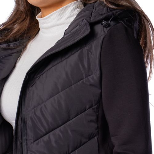Jaqueta Feminina S&V Puffer Textura Preto