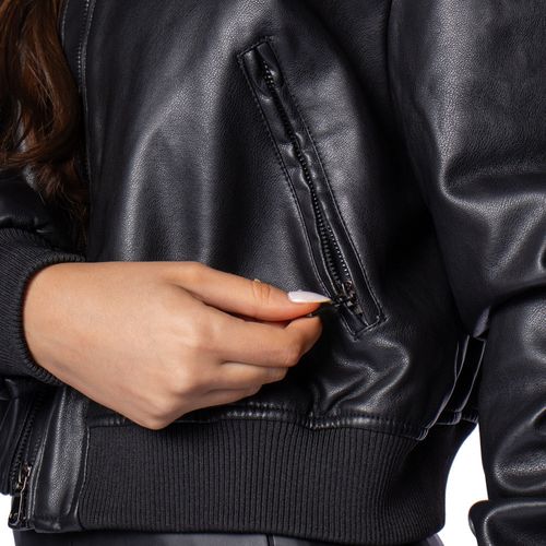 Jaqueta Feminina S&V Bomber Preto