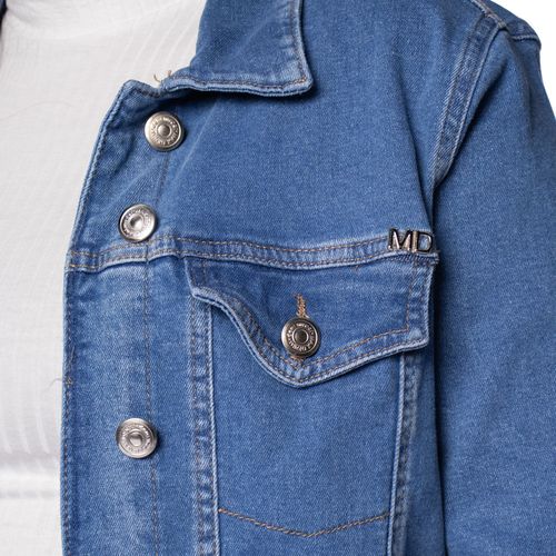 Jaqueta Jeans Feminina Max Denim Azul