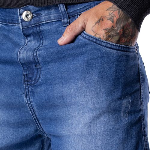 Calça Jeans Masculina Ice Preston Reta Azul