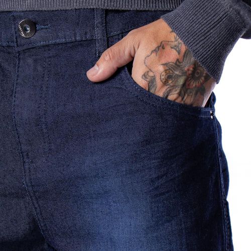Calça Jeans Masculina Ice Preston Reta Azul Escuro