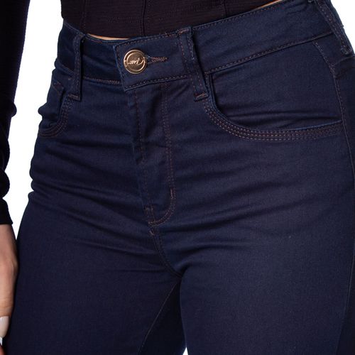 Calça Jeans Feminina Pitt Flare Azul Escuro