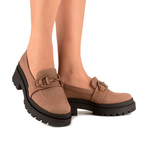 Mocassim Feminino Dakota Tratorado Marrom Claro