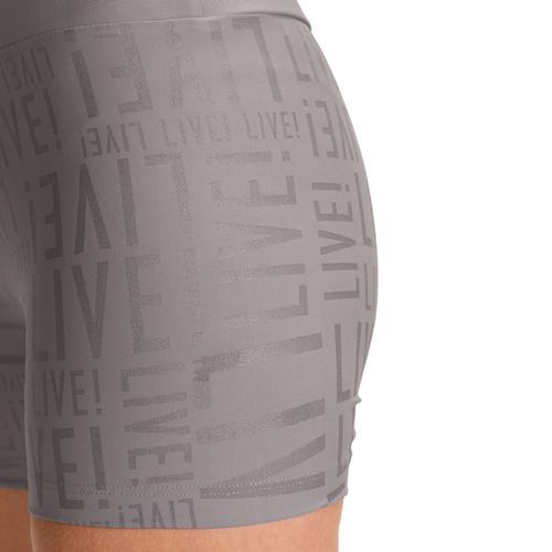 Short Feminino Live Sense Pro Cinza Smokey