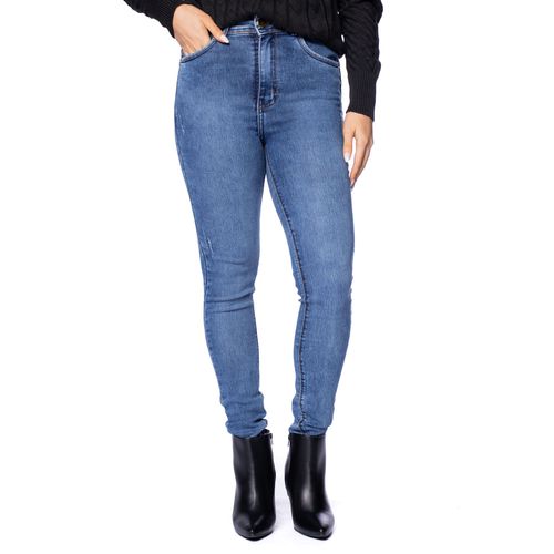 Calça Jeans Feminina Eagle Rose Cigarrete Azul