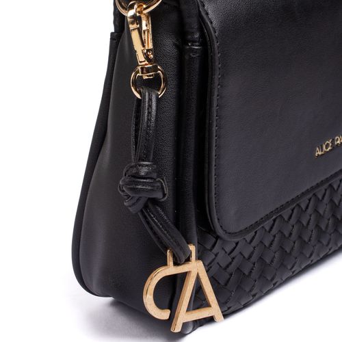 Bolsa Feminina Biro Transversal/Mão Pequena Preto
