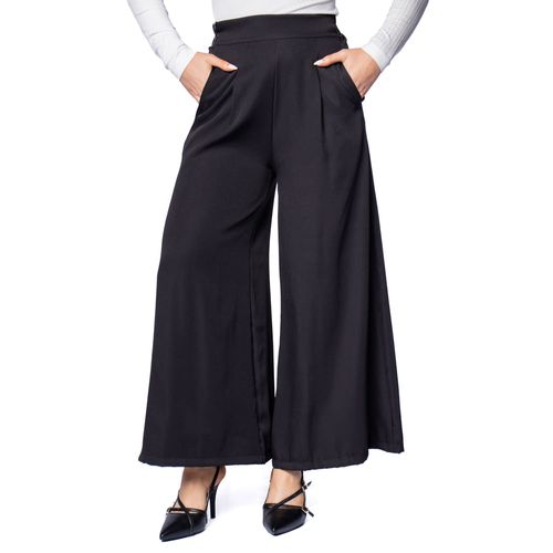 Calça Feminina Eagle Rose Pantalona Preto