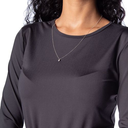Blusa Térmica Feminina Estilo do Corpo Preto