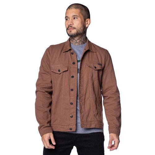 Jaqueta Jeans Masculina Max Denim Marrom