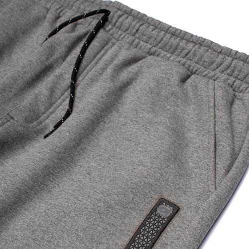 Calça de Moletom Masculina Gangster Plus Size Detalhe Lateral Cinza