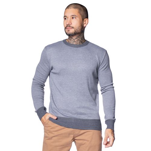 Suéter Masculino Dixie Mesclado Cinza