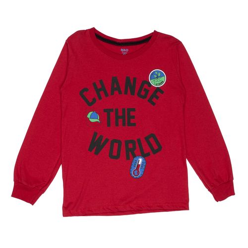 Camiseta Infantil Pitiska Planet Vermelha