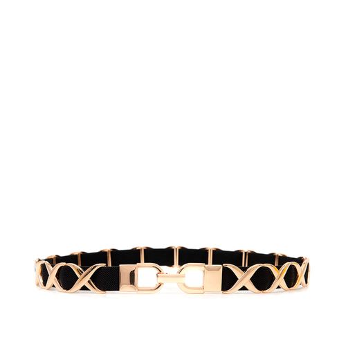 Cinto Feminino Luz Camila de Elástico Detalhado Preto