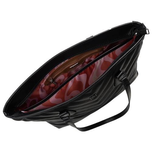 Bolsa Feminina Rafitthy Tote Matelassê Grande Preto