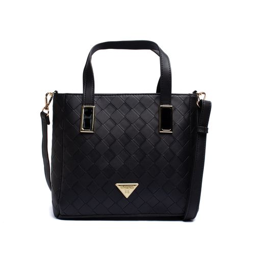 Bolsa Feminina Rafitthy Tote Transversal Média Preto