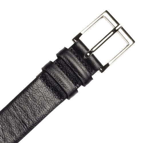 Cinto Masculino Fasolo de Couro Preto