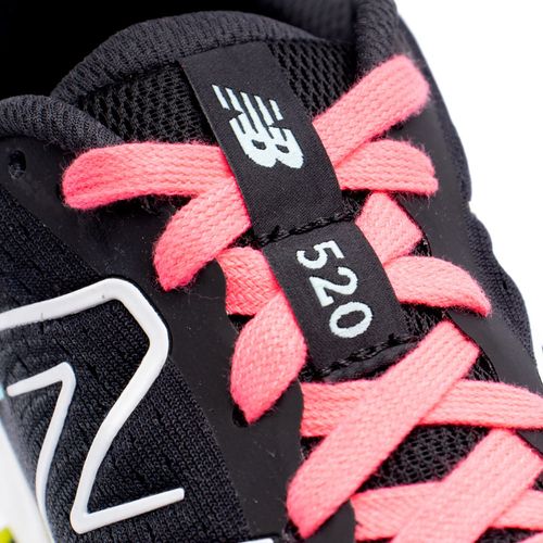 Tênis Feminino New Balance 520 V8 Preto/rosa