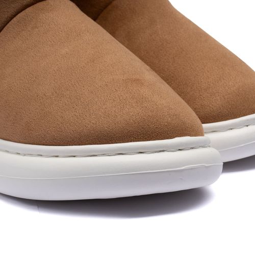 Pantufa Feminina Flowfa Emma Camel Marrom